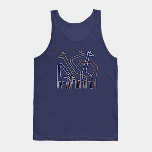 Five Giraffes Tank Top